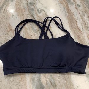 Navy sports bra